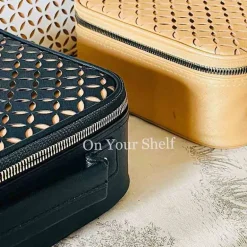 Make Up Storage and Travel Bag - Gold