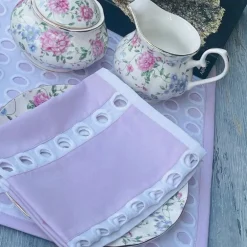 Mats & Napkin Set Pink Chicken