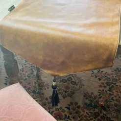 Mats Leatherette Brown set of 6