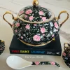 Midnight Bloom Soup Set (23 Piece)