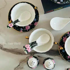 Midnight Bloom Soup Set (23 Piece)