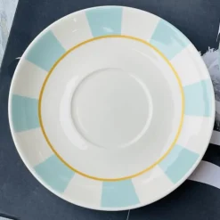 Milano Tea Cups & Saucers Tiffany Blue (set of six)