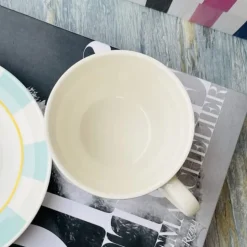 Milano Tea Cups & Saucers Tiffany Blue (set of six)