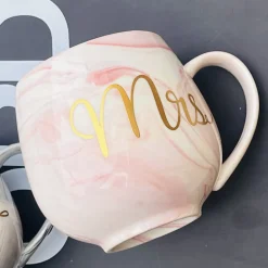 Mr and Mrs Marble Grey and Pink II