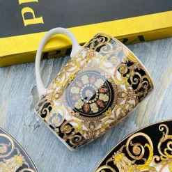 Mugs Black & Gold Royal Set of Six