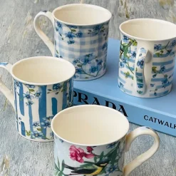 Mugs Blue Bird Oriental Garden (set of four)