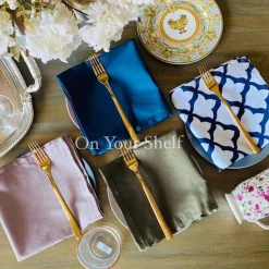 Napkins Plain Deep Colours-Deep Sea Blue