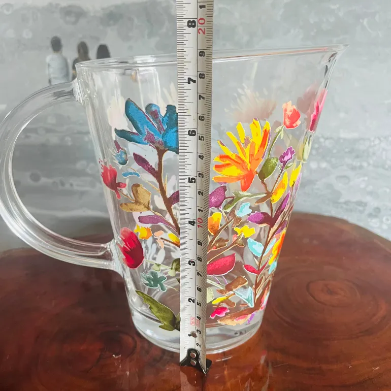 Pasabahce Floral Jug