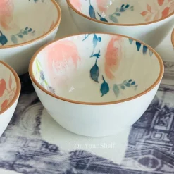Pastel Bloom Harmony Dinnerware Set (24 Piece Plate Set)