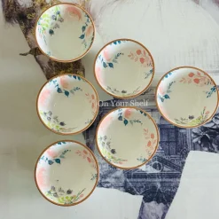 Pastel Bloom Harmony Dinnerware Set (24 Piece Plate Set)