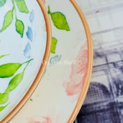 Pastel Bloom Harmony Dinnerware Set (24 Piece Plate Set)