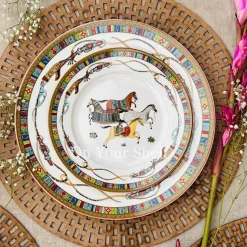 Persian Horses Plate Set (18 Piece Plate Set)
