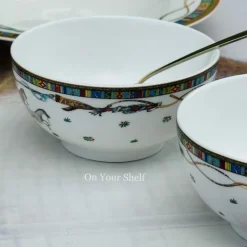 Persian Horses Plate Set (18 Piece Plate Set)