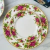 18 Piece Plate Set Old Country Roses