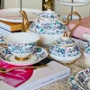 24 Piece Tea Set - Secret Garden Evergreen