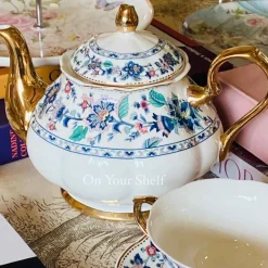 24 Piece Tea Set - Secret Garden Evergreen