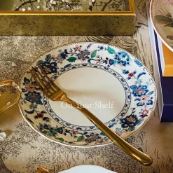24 Piece Tea Set - Secret Garden Evergreen
