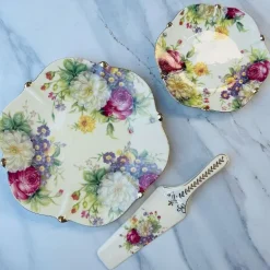 31 Piece Tea Set -White Flower