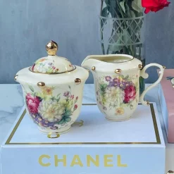 31 Piece Tea Set -White Flower