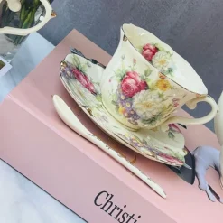 31 Piece Tea Set -White Flower