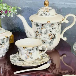 31 Piece Tea Set Winter Grey