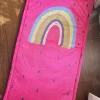 Pink Rainbow Prayer Mat/Jaannamaz for children