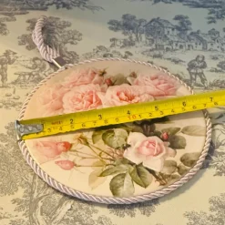 Pink Rose Casserole Coaster (6.5 Inches)
