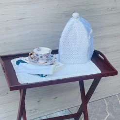 Pure Elegance White Napkin (single piece) Step into a dreamy ambiance with our Pure White Table Mat, adorned with a beautiful white edging. Measuring 16 by 16 inches, it's the perfect enchanting touch for any occasion, adding a whimsical elegance to your dining experience. 