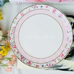 RA 24 Piece Tea Set Secret Garden Pink Dream