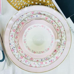 RA 24 Piece Tea Set Secret Garden Pink Dream
