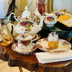 RA Red Rose Love (85 piece dinner set for 12)