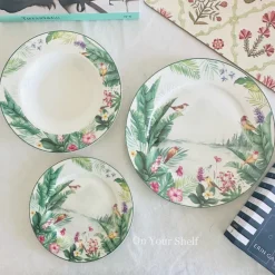 Rainforest Reverie Plate Set (18 Piece Plate Set)