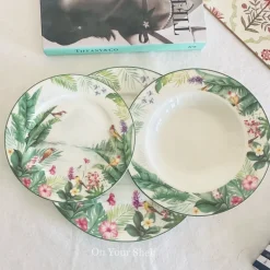 Rainforest Reverie Plate Set (18 Piece Plate Set)