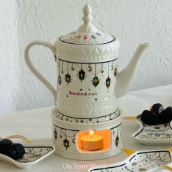 Ramazan Glow Tea Warmer (One Teapot & One Burner)