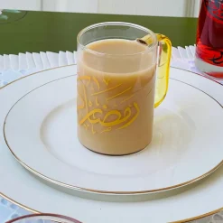 Ramazan Kareem Glass Mug With Handle (single piece)