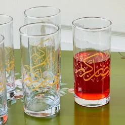 Ramazan Kareem Glasses (set of six)