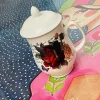 Red Roses Mug With A Lid (single mug)