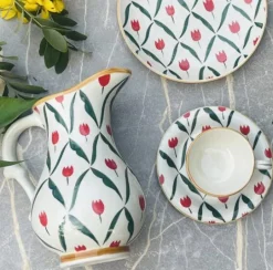 Red Tulip Jug