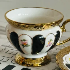 Regale Bloom Tea Cups & Saucers (Set Of Six)