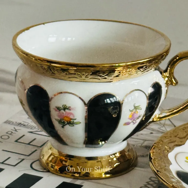 Regale Bloom Tea Cups & Saucers (Set Of Six)