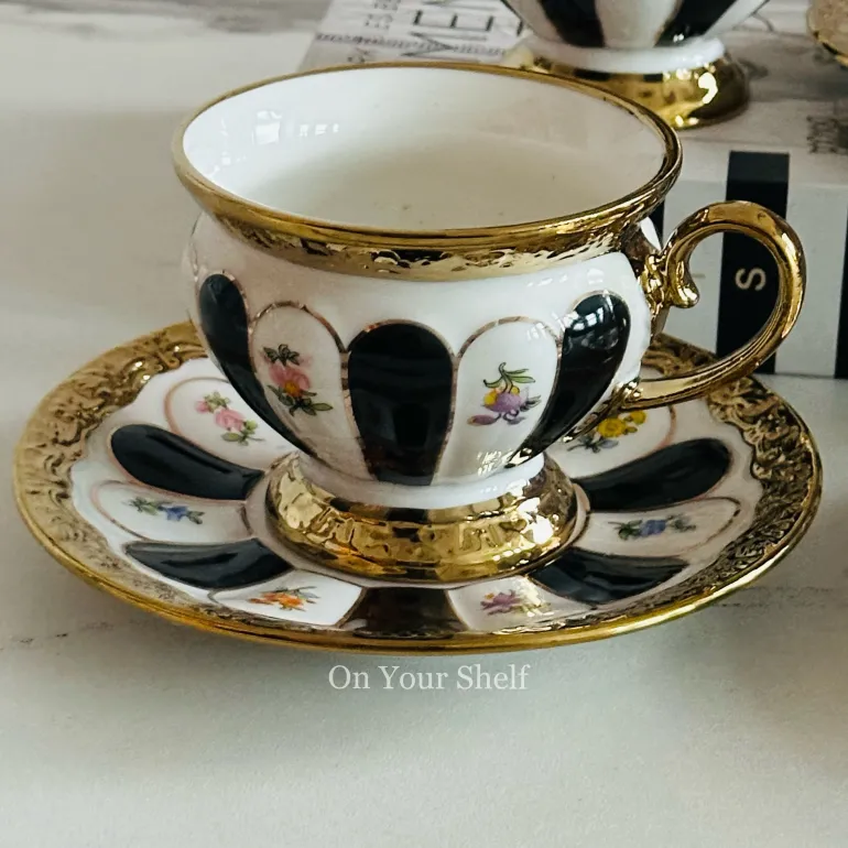 Regale Bloom Tea Cups & Saucers (Set Of Six)