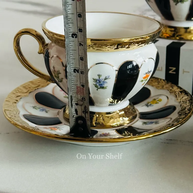 Regale Bloom Tea Cups & Saucers (Set Of Six)