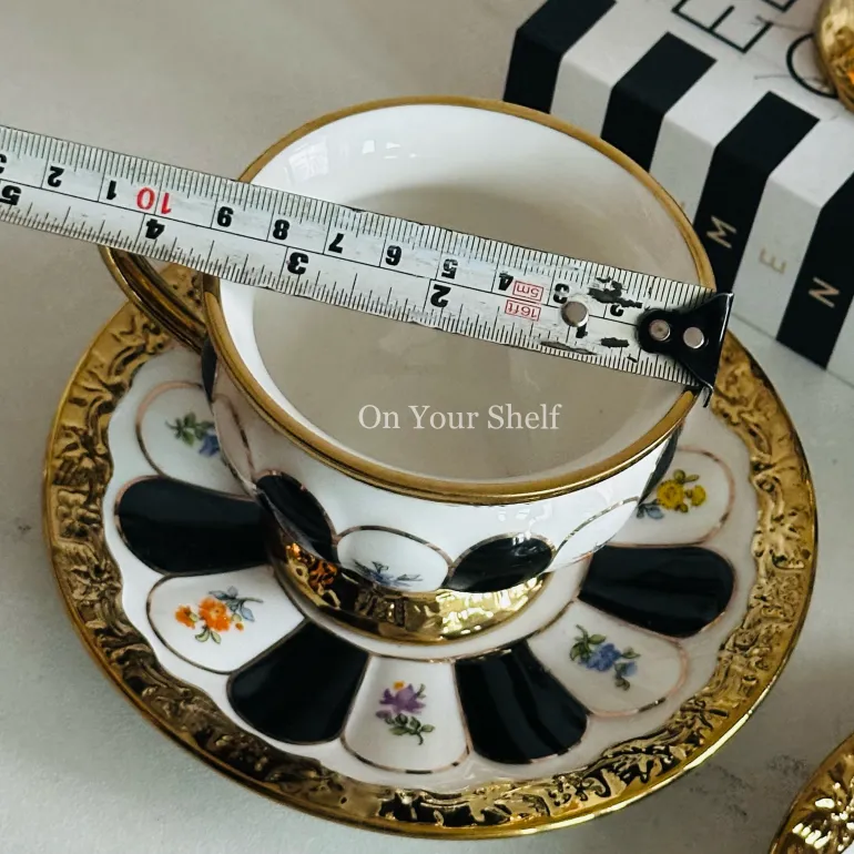 Regale Bloom Tea Cups & Saucers (Set Of Six)