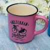 Retro Camp Mug Amsterdam Pink