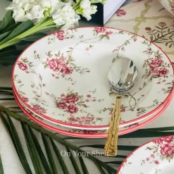 Rosabelle Dinner Set (83 Piece Dinner Set)