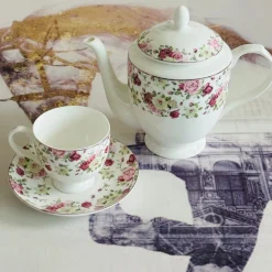 Rose Garden Delight Tea Set (24 piece tea set)