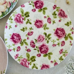 Rosette Garden (Set Of 8 Quarter Plates)