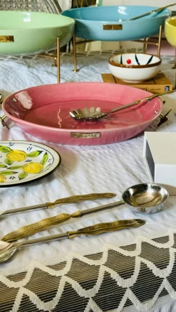 Royal Brass Serving Spoon Set Of Six