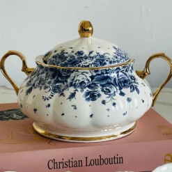 Secret Garden Blue (23 Piece Soup Set)