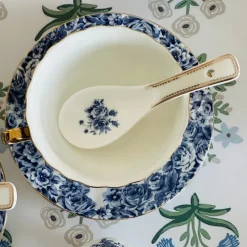 Secret Garden Blue (23 Piece Soup Set)